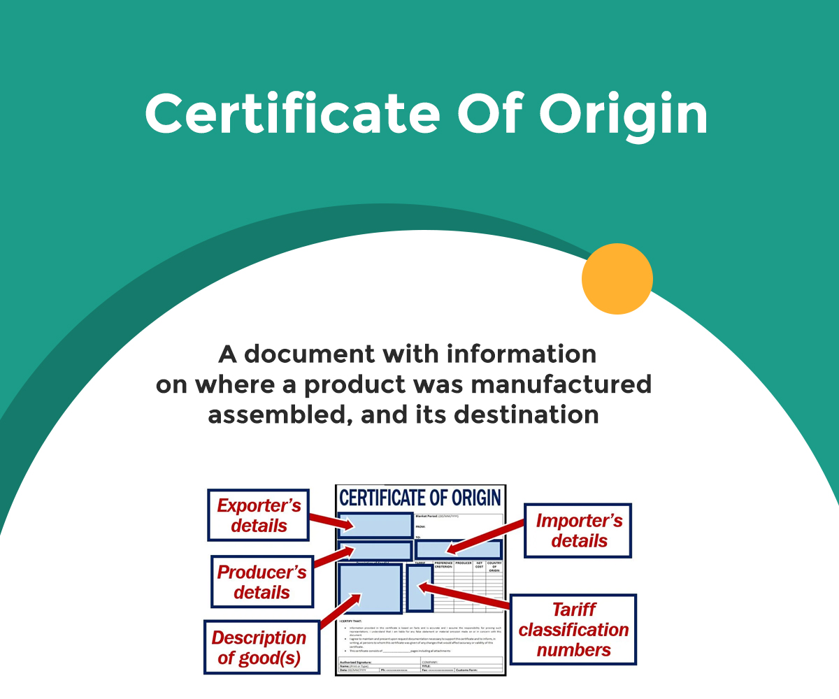 Certificate Of Origin